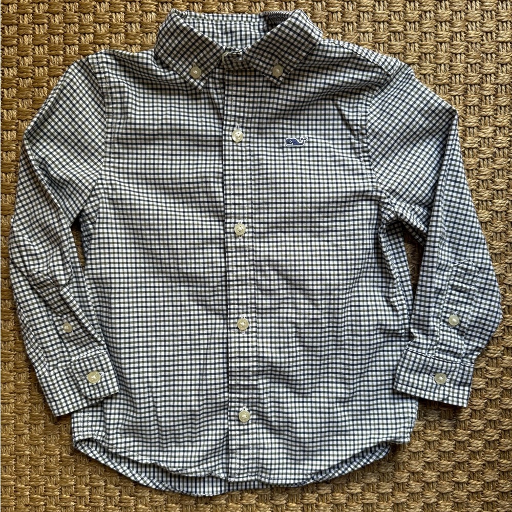 Vineyard Vines Kids On-The-Go OTG Performance Dress Shirt - 2T